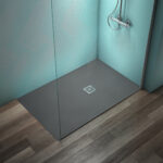 Ideal Standard Ultra Flat S+ 1400 x 900mm Grey Rectangular Shower Tray