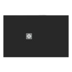 Ideal Standard Ultra Flat S+ 1400 x 900mm Black Rectangular Shower Tray
