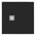 Ideal Standard Ultra Flat S+ 800 x 800mm Black Square Shower Tray