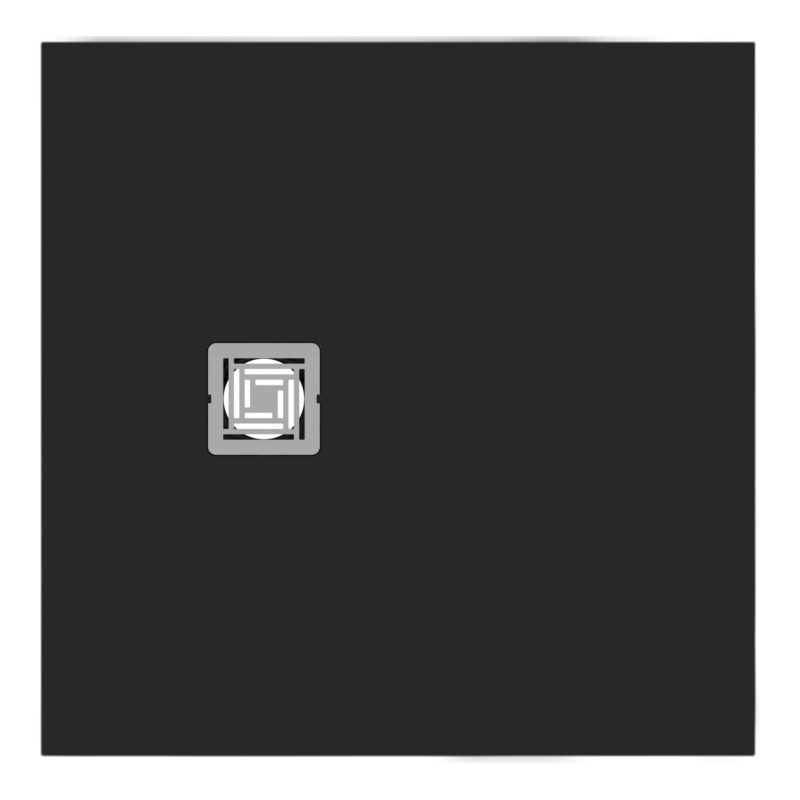 Ideal Standard Ultra Flat S+ 800 x 800mm Black Square Shower Tray