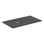 Ideal Standard Ultra Flat S+ 1600 x 900mm Black Rectangular Shower Tray