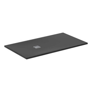 Ideal Standard Ultra Flat S+ 1600 x 900mm Black Rectangular Shower Tray