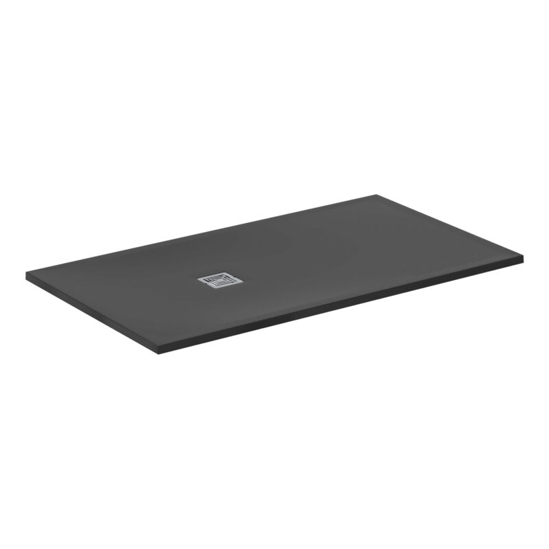 Ideal Standard Ultra Flat S+ 1600 x 900mm Black Rectangular Shower Tray Ideal Standard Ultra Flat S+ 1600 x 900mm Black Rectangular Shower Tray