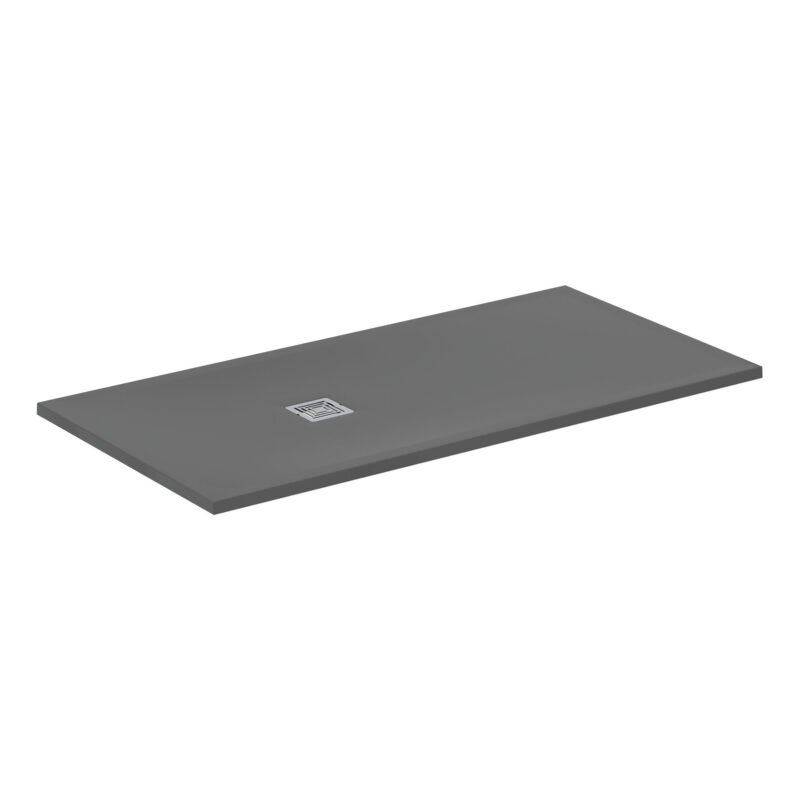 Ideal Standard Ultra Flat S+ 1600 x 800mm Grey Rectangular Shower Tray Ideal Standard Ultra Flat S+ 1600 x 800mm Grey Rectangular Shower Tray