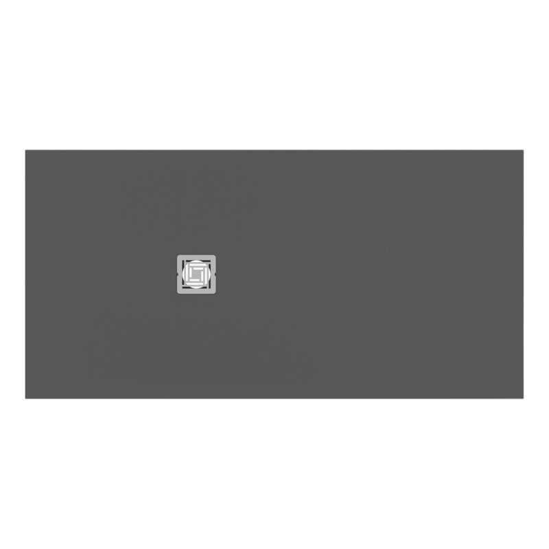 Ideal Standard Ultra Flat S+ 1600 x 800mm Grey Rectangular Shower Tray