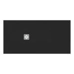Ideal Standard Ultra Flat S+ 1600 x 800mm Black Rectangular Shower Tray