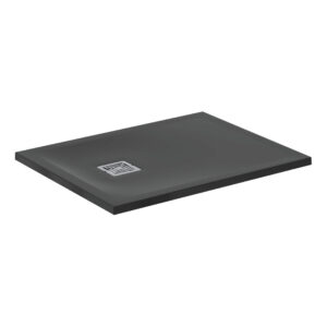 Ideal Standard Ultra Flat S+ 900 x 700mm Black Rectangular Shower Tray