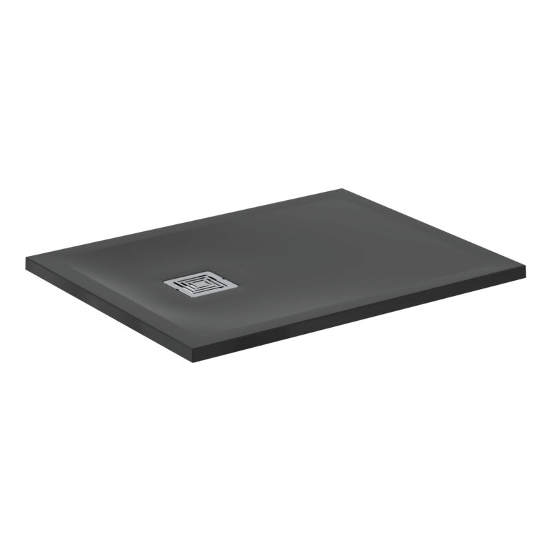 Ideal Standard Ultra Flat S+ 900 x 700mm Black Rectangular Shower Tray Ideal Standard Ultra Flat S+ 900 x 700mm Black Rectangular Shower Tray