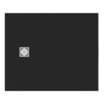 Ideal Standard Ultra Flat S+ 1200 x 1000mm Black Rectangular Shower Tray