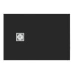 Ideal Standard Ultra Flat S+ 1000 x 700mm Black Rectangular Shower Tray