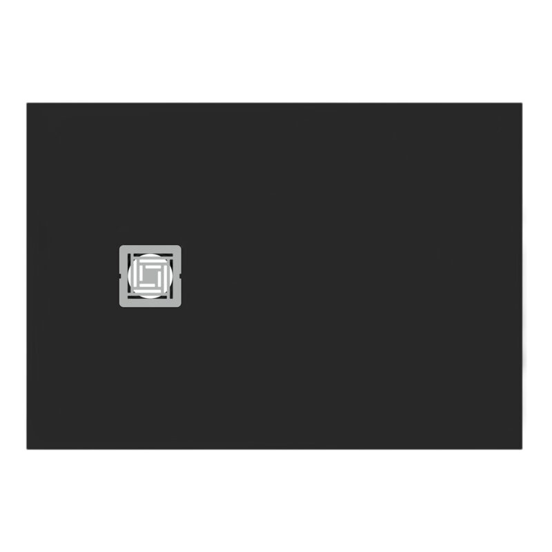 Ideal Standard Ultra Flat S+ 1000 x 700mm Black Rectangular Shower Tray