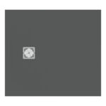 Ideal Standard Ultra Flat S+ 1000 x 900mm Grey Rectangular Shower Tray