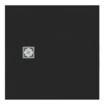 Ideal Standard Ultra Flat S+ 1000 x 1000mm Black Square Shower Tray