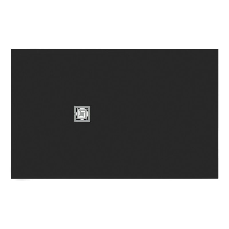Ideal Standard Ultra Flat S+ 1600 x 1000mm Black Rectangular Shower Tray