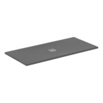 Ideal Standard Ultra Flat S+ 1700 x 800mm Grey Rectangular Shower Tray