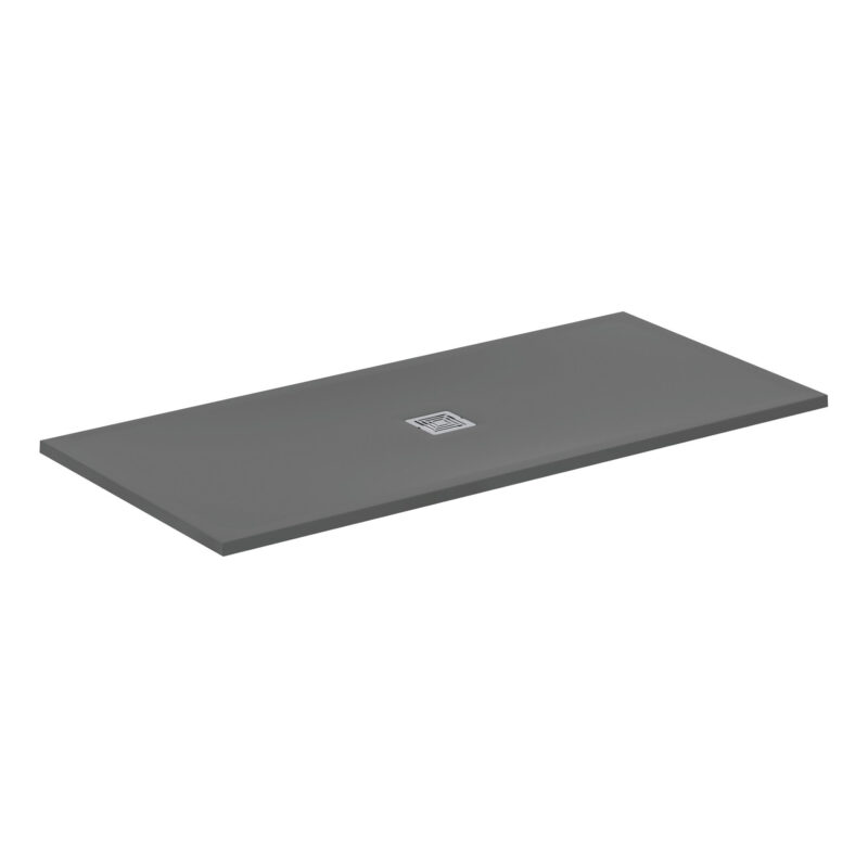 Ideal Standard Ultra Flat S+ 1700 x 800mm Grey Rectangular Shower Tray Ideal Standard Ultra Flat S+ 1700 x 800mm Grey Rectangular Shower Tray