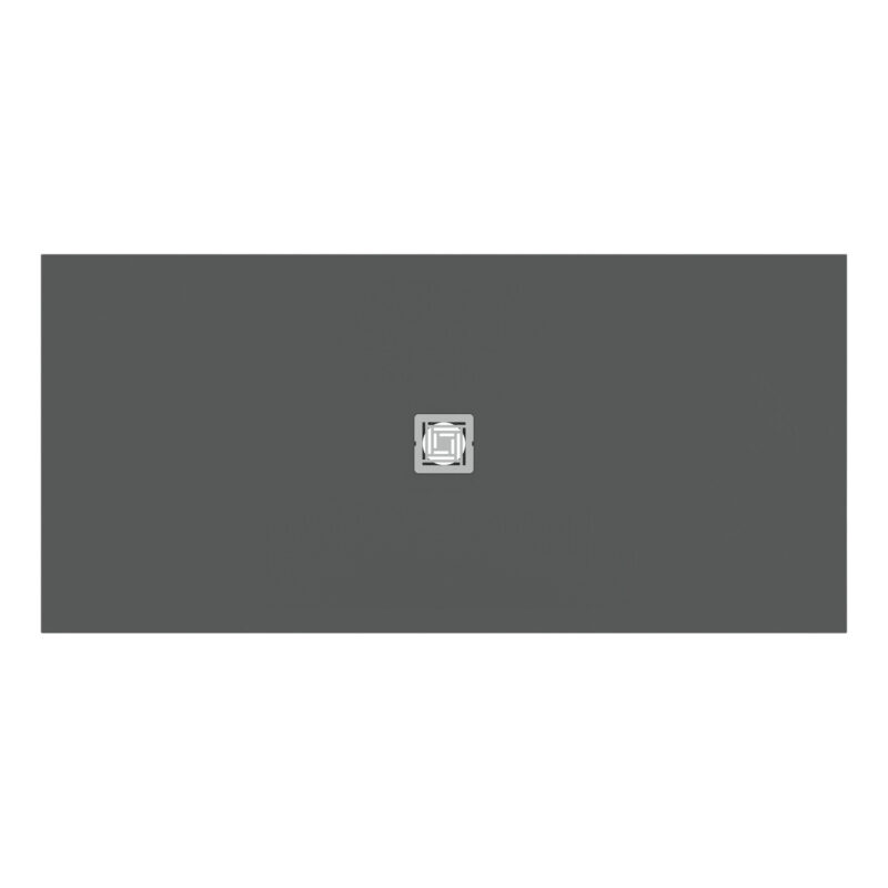 Ideal Standard Ultra Flat S+ 1700 x 800mm Grey Rectangular Shower Tray