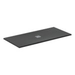 Ideal Standard Ultra Flat S+ 1700 x 800mm Black Rectangular Shower Tray