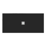 Ideal Standard Ultra Flat S+ 1700 x 800mm Black Rectangular Shower Tray