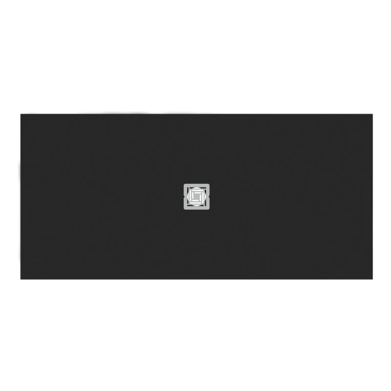 Ideal Standard Ultra Flat S+ 1700 x 800mm Black Rectangular Shower Tray