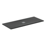 Ideal Standard Ultra Flat S+ 1700 x 700mm Black Rectangular Shower Tray