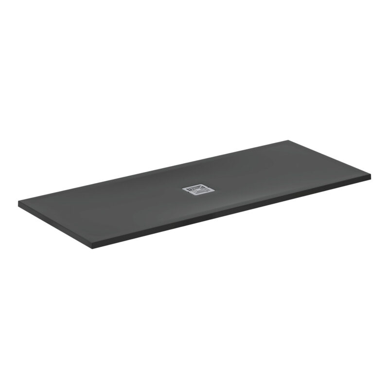 Ideal Standard Ultra Flat S+ 1700 x 700mm Black Rectangular Shower Tray Ideal Standard Ultra Flat S+ 1700 x 700mm Black Rectangular Shower Tray