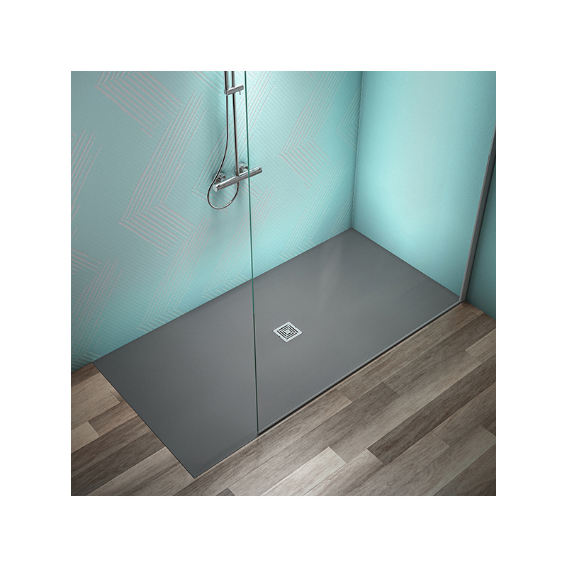 Ideal Standard Ultra Flat S+ 2000 x 1000mm Grey Rectangular Shower Tray