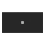 Ideal Standard Ultra Flat S+ 2000 x 1000mm Black Rectangular Shower Tray