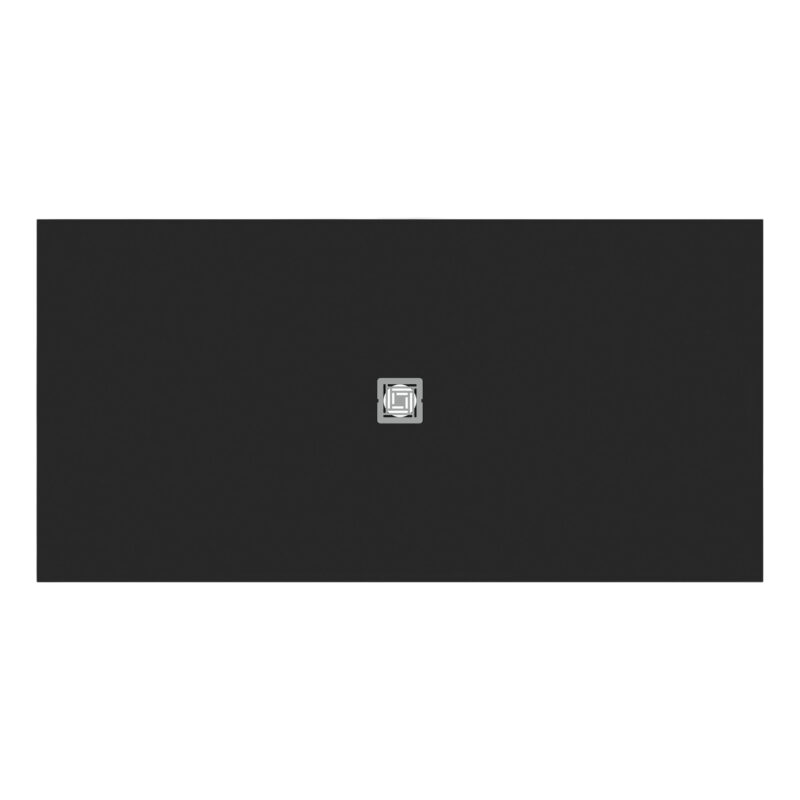 Ideal Standard Ultra Flat S+ 2000 x 1000mm Black Rectangular Shower Tray