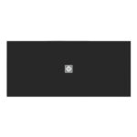Ideal Standard Ultra Flat S+ 2000 x 900mm Black Rectangular Shower Tray