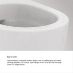 Ideal Standard i.Life O Rimless Wall Hung Toilet with Wrapover Seat