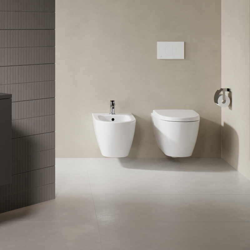 Ideal Standard i.Life O Rimless Wall Hung Toilet with Wrapover Seat