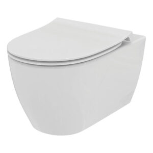 Ideal Standard i.Life O Rimless Wall Hung Toilet with Soft Close Slim Seat