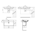 Ideal Standard i.life B Vanity Basin 820 x 475mm