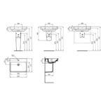 Ideal Standard i.life B Vanity Basin 600 x 475mm