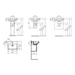 Ideal Standard i.life B Vanity Basin 450 x 375mm