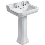 Ideal Standard Waverley Classic 56cm Washbasin 2 Tapholes U4701