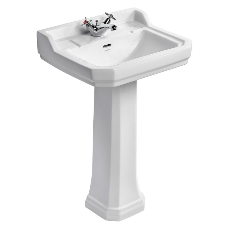 Ideal Standard Waverley 56cm 1 Hole Basin & Pedestal