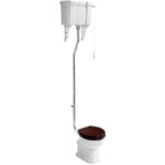 Ideal Standard Waverley High Level Cistern with Flushpipe U4707