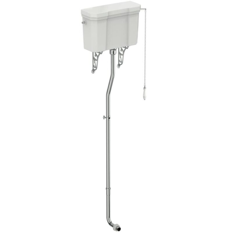 Ideal Standard Waverley High Level Cistern with Flushpipe U4707 Ideal Standard Waverley High Level Cistern with Flushpipe U4707