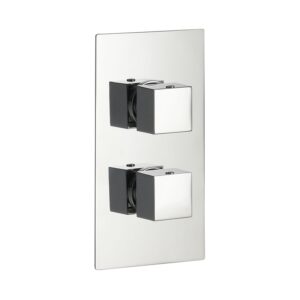 Imex Bloque2 Twin Outlet Two Handle Thermostatic Concealed Valve