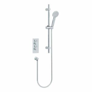 Imex Arco Single Outlet Concealed Shower Valve & Slide Rail Kit Pack
