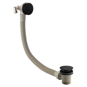 Imex Bath Filler Waste & Overflow Matt Black