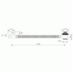 Imex Bath Filler Waste & Overflow Matt Black