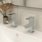 Imex Bloque Basin Pillar Taps (Pair)