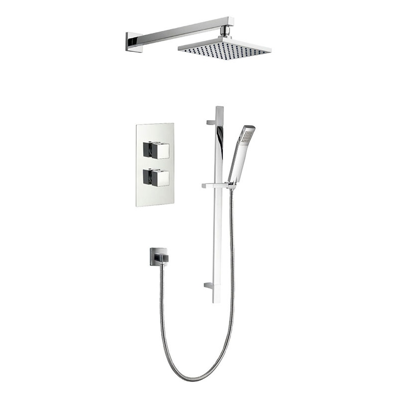 Imex Bloque2 Concealed Shower Set with Str8 Slide Rail Kit & Fixed Head Imex Bloque2 Concealed Shower Set with Str8 Slide Rail Kit & Fixed Head