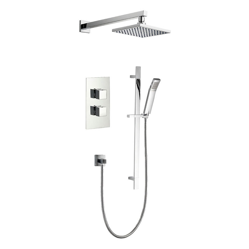 Imex Bloque2 Concealed Shower Set with Fixed Head & Pencil Handset Imex Bloque2 Concealed Shower Set with Fixed Head & Pencil Handset
