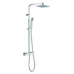 Imex Bloque2 Dual Outlet Bar Valve with Fixed Head & Handset