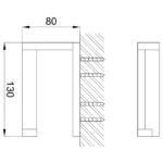 Imex Bloque Toilet Roll Holder