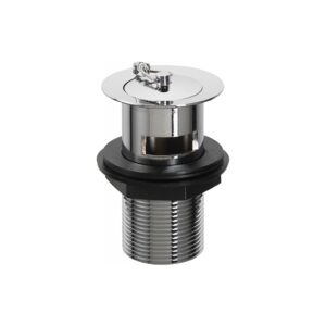 Imex Luxury Slotted Basin Waste with Chrome Metal Plug